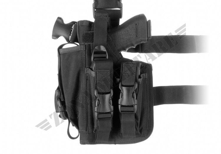 Fondina Cosciale Sof Holster Invader Black Left