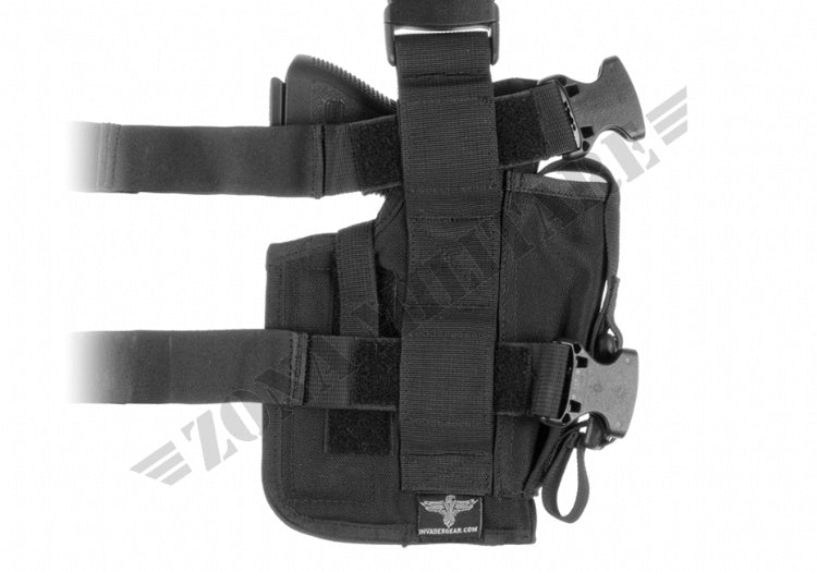 Fondina Cosciale Sof Holster Invader Black Left