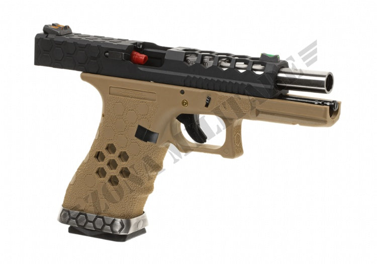 Pistola Vx0111 Hex-Cut Metal Version Gbb Aw Custom