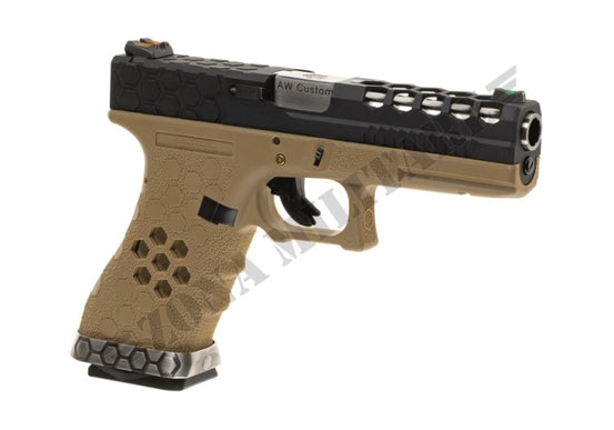 Pistola Vx0111 Hex-Cut Metal Version Gbb Aw Custom