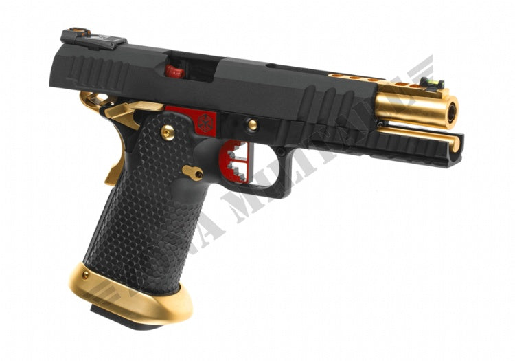 Hx2002 Full Metal Gbb Aw Custom Gold Black And Red Version