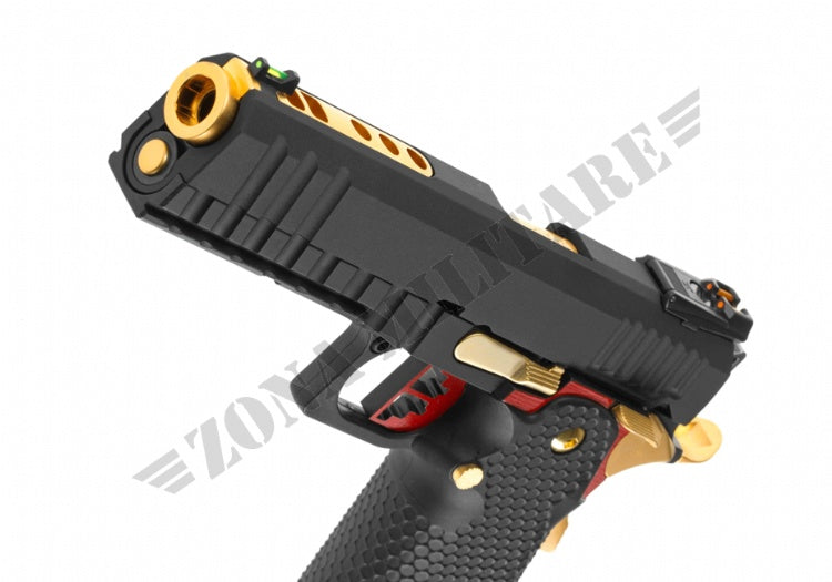 Hx2002 Full Metal Gbb Aw Custom Gold Black And Red Version