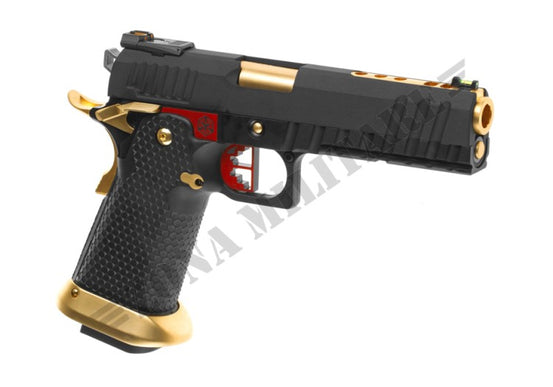 Hx2002 Full Metal Gbb Aw Custom Gold Black And Red Version