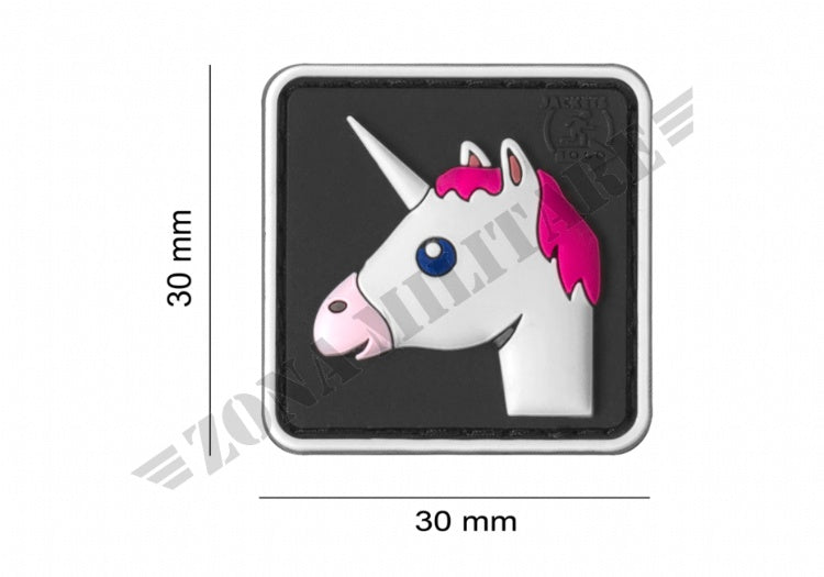 Patch Gommata Unicorn Rubber Jtg Color