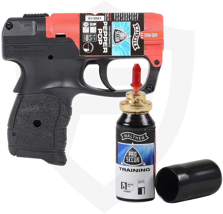 Pistola Spray Al Pepe Pdp Walther 11Ml Nera Bascula Rossa