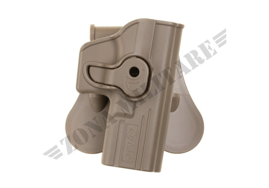 Fondina Paddle Holster Per Glock We17/Kjw17 Dark Earth Cytac