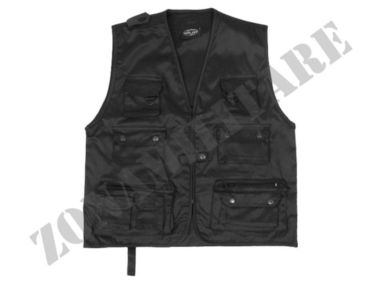 Gilet Multitasche Colore Nero