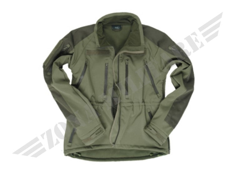 Giacca Softshell Miltec Colorazione Verde Od