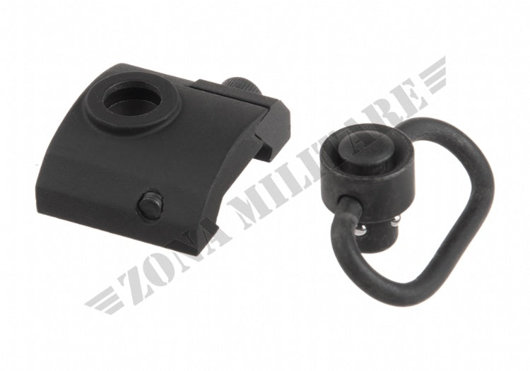 Gs Type Qd Sling Swivel Rail Mount Metal Black