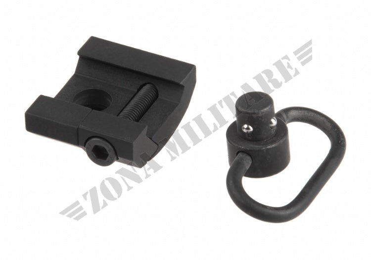 Gs Type Qd Sling Swivel Rail Mount Metal Black