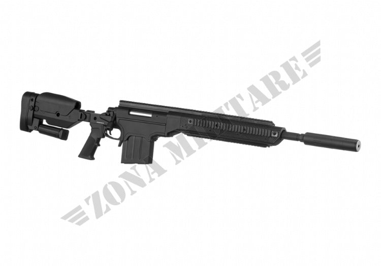 Fucile A338 Bolt-Action Sniper Con Silenziatore Black