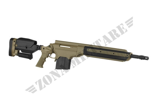 Fucile A338 Bolt-Action Sniper Con Silenziatore Tan