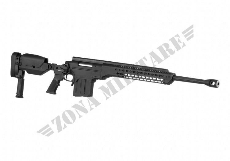 Fucile A338 Bolt-Action Sniper Keymod Con Silenziatore Black