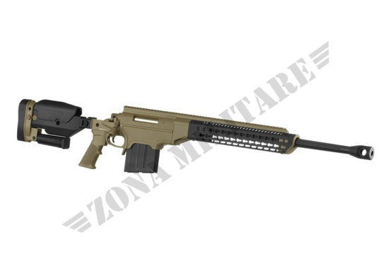 Fucile A338 Bolt-Action Sniper Keymod Con Silenziatore Tan