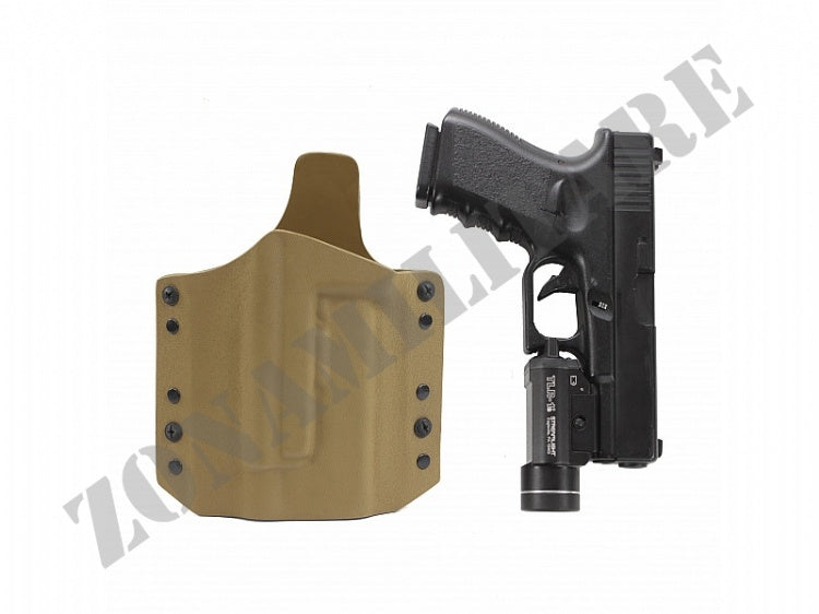 Ares Kydex Holster For Glock 17/19 With X400 Warrior Desert