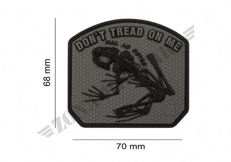 Don'T Tread On Me Frog Rubber Patch Jtg Ranger Green