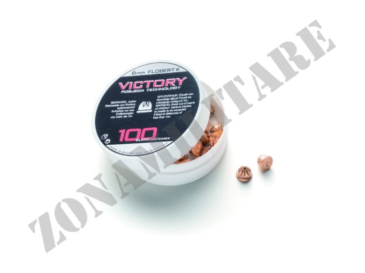 Colpi A Salve Victory Flobert K Conf. Da 100Pz Cal.6Mm