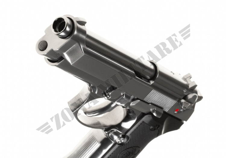 Pistola Elite M92 Full Metal Gbb Silver B&W