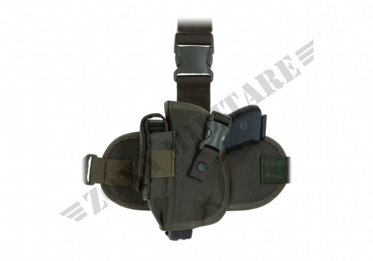 Fondina Cosciale Holster Invader Gear Colore Ranger Green Mancina