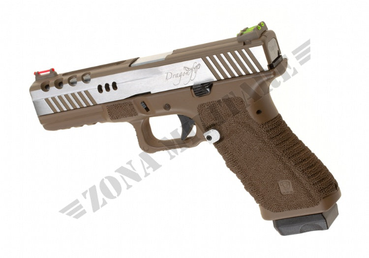 Pistola D-Mod Dragonfly Metal Version Co2 Aps Desert