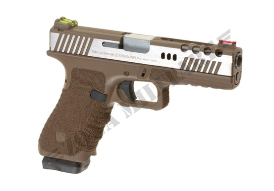 Pistola D-Mod Dragonfly Metal Version Co2 Aps Desert