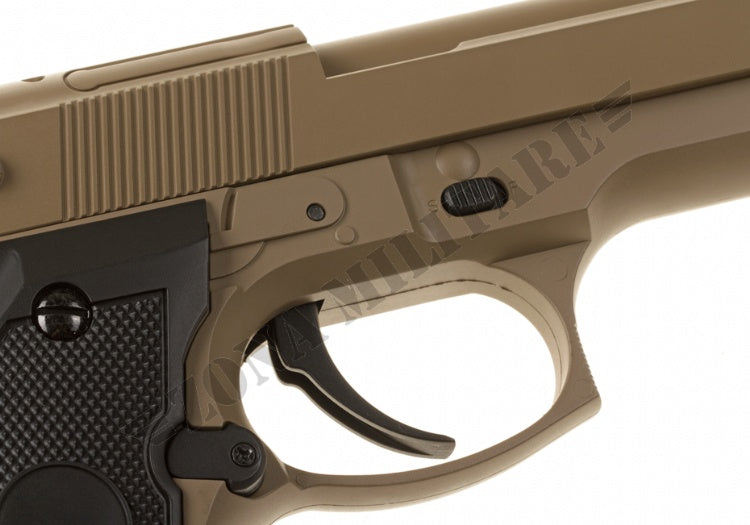 Pistola Beretta Modello M92 Aep Cyma Colore Tan