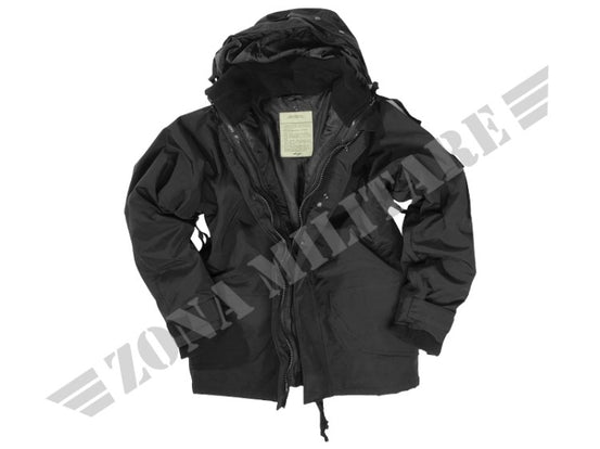 Parka Imbottito Nero Miltec Colore Nero