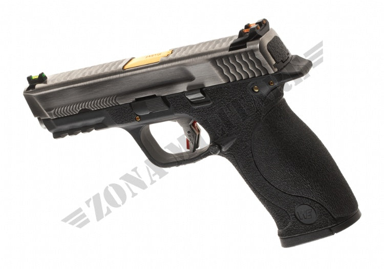 Pistola Wet-05 Sv Gold Barrel Metal Version Gbb We Black