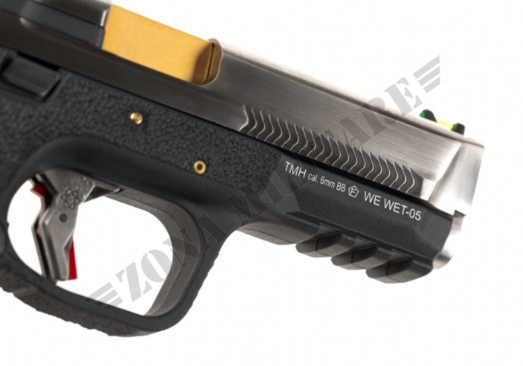 Pistola Wet-05 Sv Gold Barrel Metal Version Gbb We Black