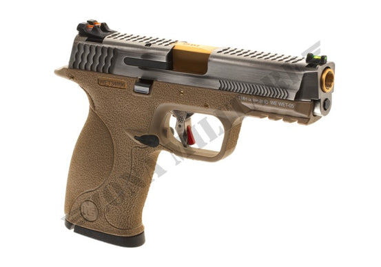 Pistola Wet-05 Sv Gold Barrel Metal Version Gbb We Fde