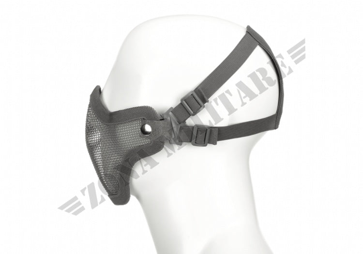 Steel Half Face Mask Invader Gear Grey