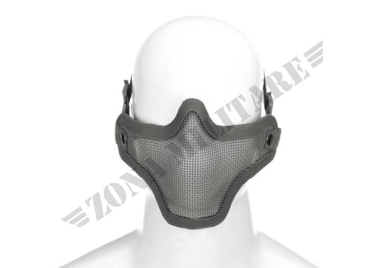 Steel Half Face Mask Invader Gear Grey