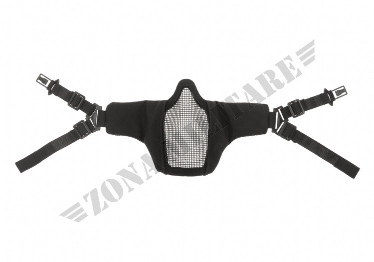 Mk.Ii Steel Half Face Mask Fast Version Invader Gear Black