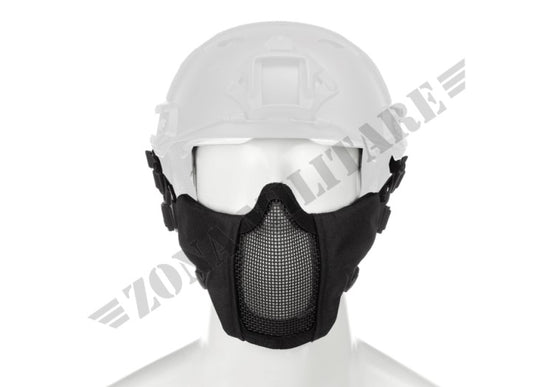 Mk.Ii Steel Half Face Mask Fast Version Invader Gear Black