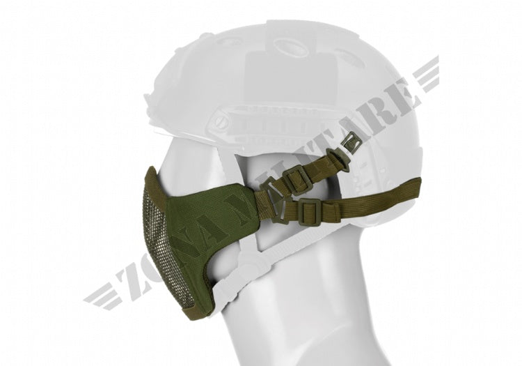 Mk.Ii Steel Half Face Mask Fast Version Invader Gear Od Green