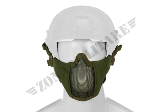 Mk.Ii Steel Half Face Mask Fast Version Invader Gear Od Green