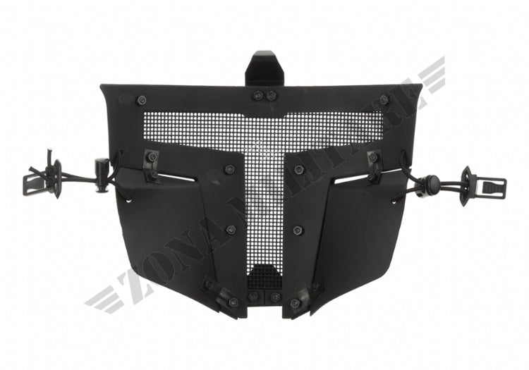 Maschera Warrior Steel Face Mask Black