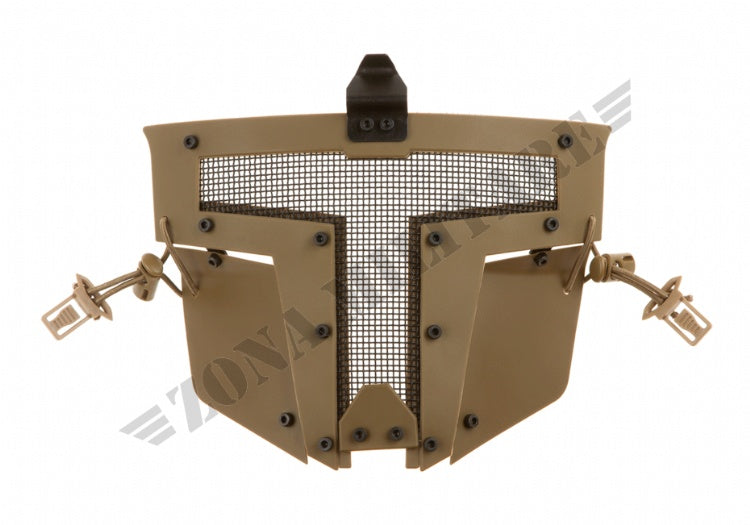 Maschera Warrior Steel Face Mask Tan