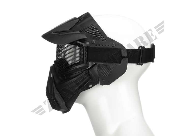 Maschera Protettiva integrale Commander Mesh Mask Pirate Arms black