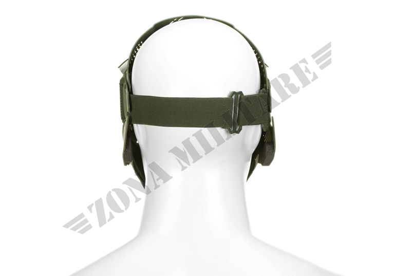 Maschera Protettiva integrale Commander Mesh Mask Pirate Arms verde