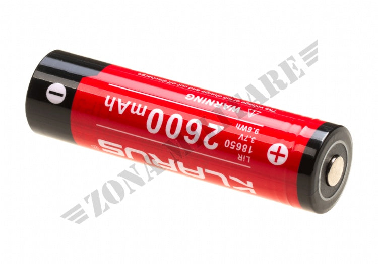 Batteria Ricaricabile 18650 Battery 3.7V 2600Mah