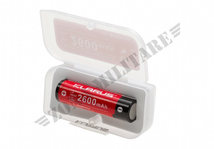 Batteria Ricaricabile 18650 Battery 3.7V 2600Mah