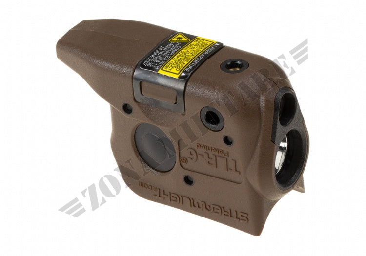 Torcia Tattica Tlr-6 Per Glock 42/43 Streamlight Dark Earth