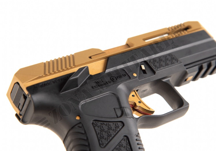 Pistola Ag-17 Metal Version Gbb Hfc Gold Version