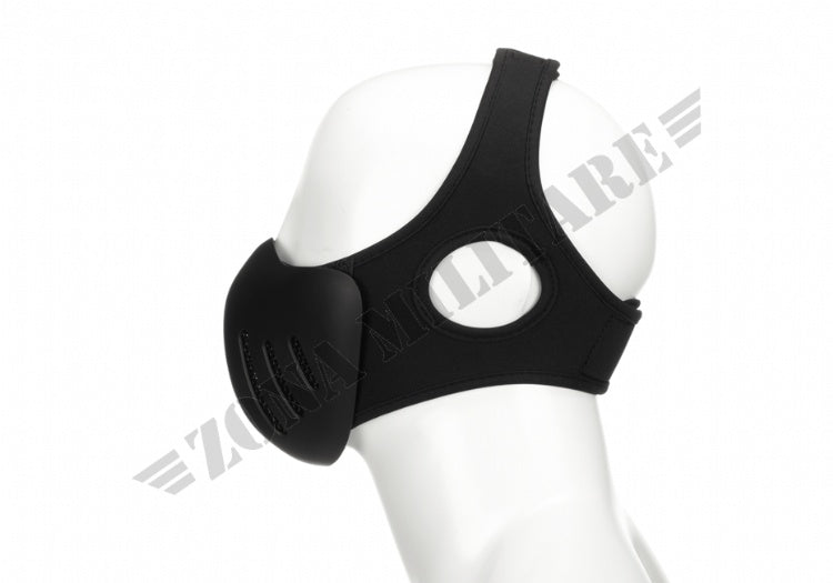 Trooper Half Face Mask Pirate Arms Black