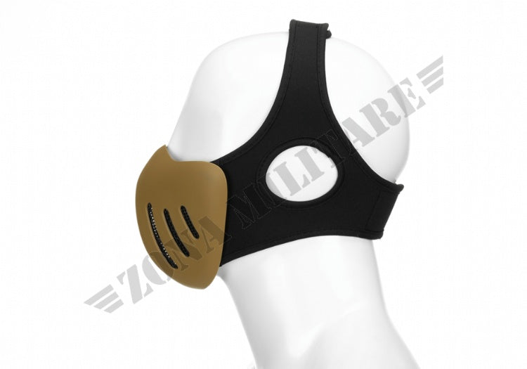 Trooper Half Face Mask Pirate Arms Dark Earth