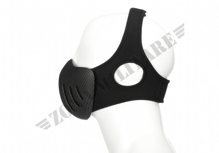 Trooper Half Face Mask Pirate Arms Carbon