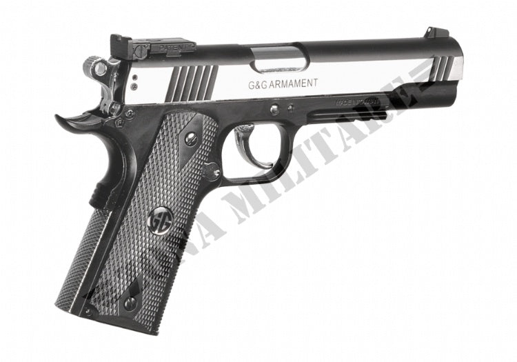 Pistola Xtreme 45 Full Metal Co2 Inox G&G