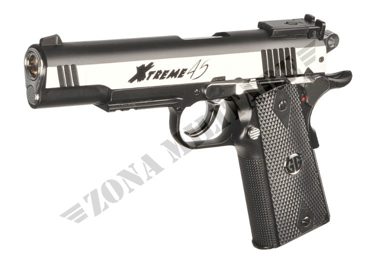 Pistola Xtreme 45 Full Metal Co2 Inox G&G