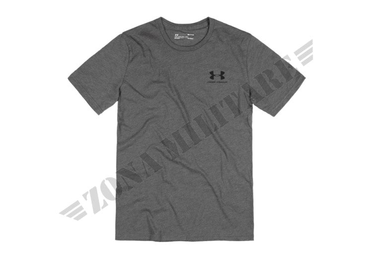 Shirt Ua Sportstyle Left Chese Tee Charcoal Medium Heather